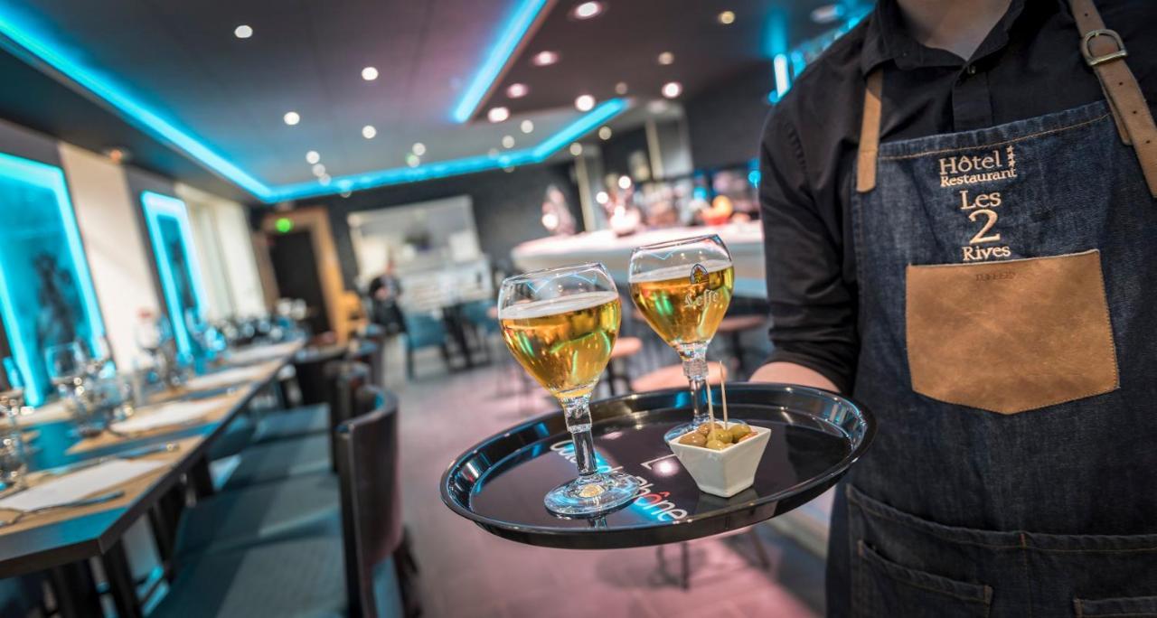 Logis Hotel Restaurant Les 2 Rives - A75, En Bordure De Riviere Banassac ภายนอก รูปภาพ